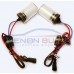 X2 H7 HID CONVERSION KIT BULBS 35W PAIR METAL BASE CERAMIC